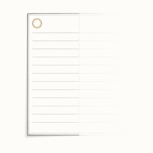 右半分が点線になって消えかけている納付書の線画